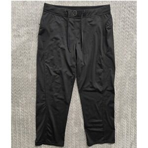 HYLETE Mens XL Black Training Pants Workout Drawstring Zip Pockets 32 Inseam‎